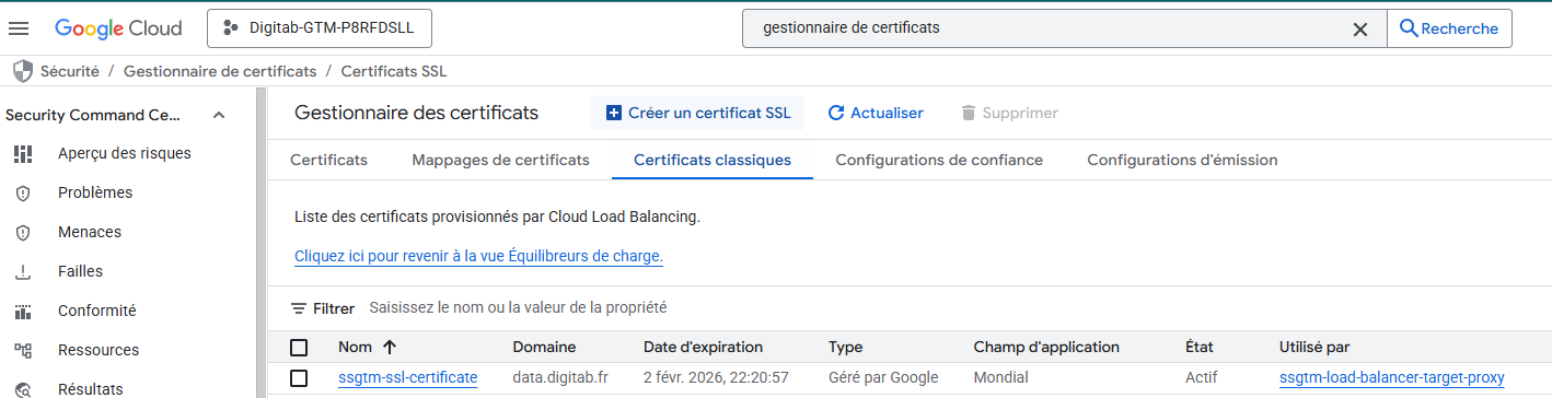 Google Cloud Certificate Manager